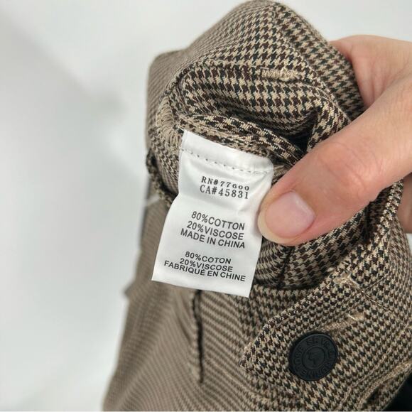 NWT Free People Sandrine Rose Cropped Houndstooth Pants Academia Business Size M - Picture 7 of 8